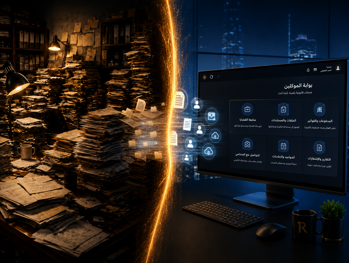 بوابة الموكلين